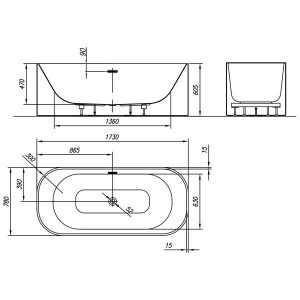 cada freestanding kolpasan pandora instalatia este inclusa 173 x 78 cm25686.jpg