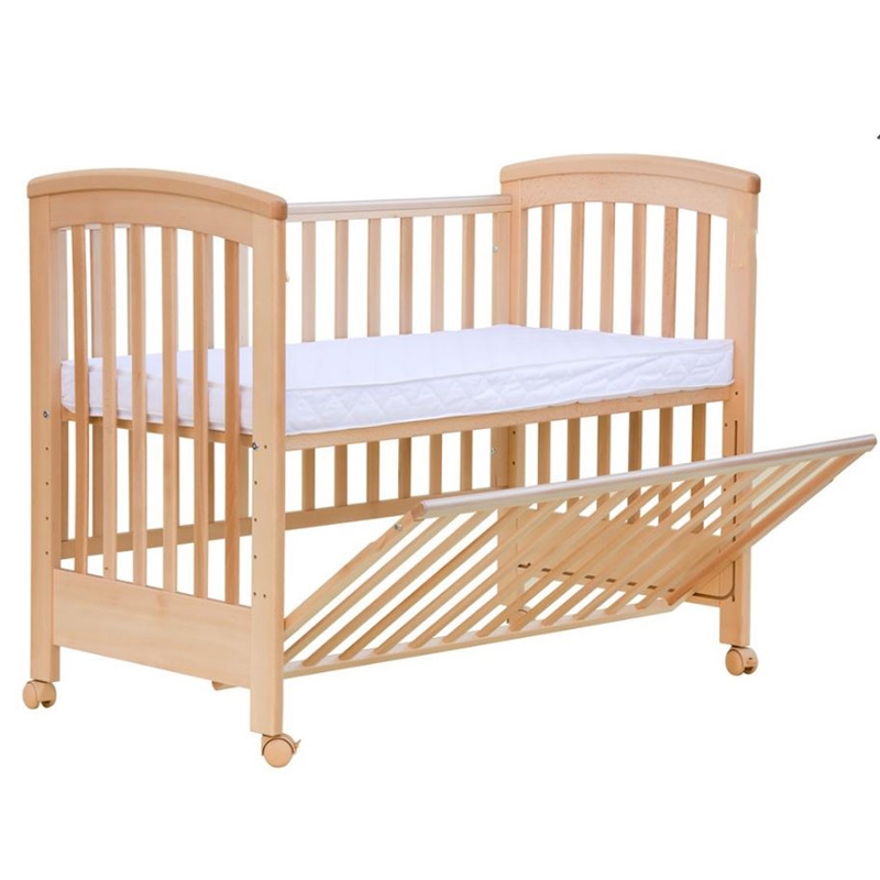 Patut co-sleeping 120x60 cu laterala culisanta total si roti Treppy Dreamy Plus, integral din lemn masiv fag, reglabil pe 5 nivele, include sistem de ancorare, certificat TUV, EN716-1, EN716-2, culoare natur + saltea cocos 12 cm 1 Patut co-sleeping 120x60 cu laterala culisanta total si roti Treppy Dreamy Plus, integral din lemn masiv fag, reglabil pe 5 nivele, include sistem de ancorare, certificat TUV, EN716-1, EN716-2, culoare natur + saltea cocos 12 cm