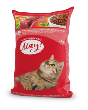 Miau hrana uscata pisici - cu Ficat 11kg