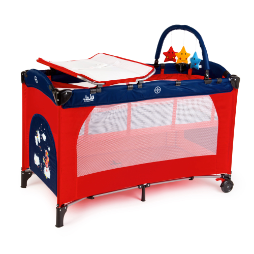 Juju - Patut pliabil cu doua nivele Sleepy Baby Unicorn