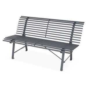 l banca pentru gradina park 3 locuri 150x72x81 cm otel gri 1.jpg