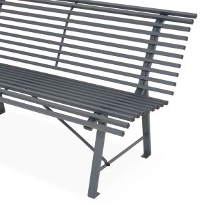 l banca pentru gradina park 3 locuri 150x72x81 cm otel gri 3.jpg