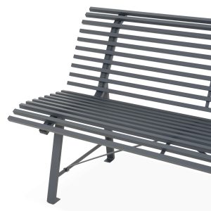 l banca pentru gradina park 3 locuri 150x72x81 cm otel gri 4.jpg