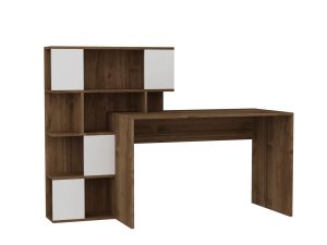 l birou de studiu wooden art totem cm pal melaminat alb nuc 2.jpg