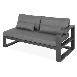 l canapea 2 locuri pentru exterior cu brat pe dreapta fermo 166x88x63 cm aluminiu negrugri 1.jpg