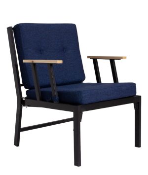 Fotoliu de gradina, Elliott, 600301, Albastru inchis - imagine 3