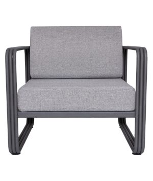 Fotoliu de gradina, Elliott, 700203, Gri - imagine 2