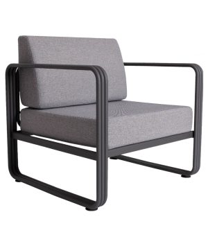 Fotoliu de gradina, Elliott, 700203, Gri - imagine 3