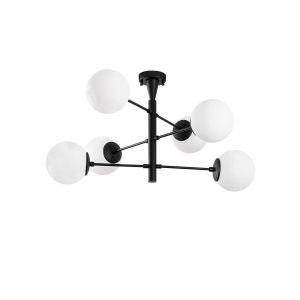 Lustra, Fulgor, 942FLG2507, Metal, Negru - imagine 6