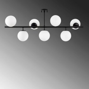Lustra, Fulgor, 942FLG1216, Metal, Negru - imagine 4