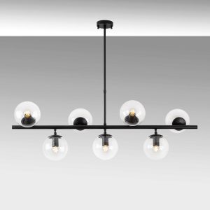 Lustra, Fulgor, 942FLG1217, Metal, Negru - imagine 3