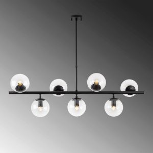 Lustra, Fulgor, 942FLG1217, Metal, Negru - imagine 4