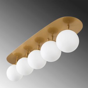 Lustra, Fulgor, 942FLG1391, Metal, Auriu - imagine 3