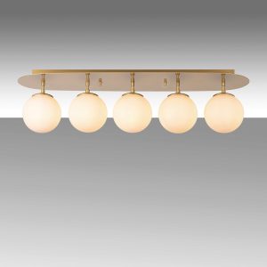 Lustra, Fulgor, 942FLG1391, Metal, Auriu - imagine 4