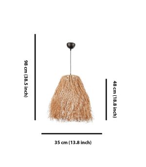Lustra, FullHouse, 390FLH1810, Metal, Natural - imagine 3