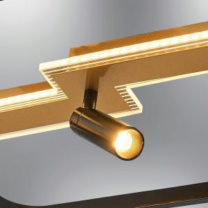 Lustra, Lightric, 414LRC1418, Metal, Negru - imagine 3