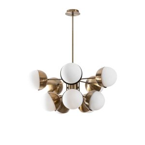 Lustra, Tatum, 584TTM1288, Metal, Aur/Alb - imagine 4