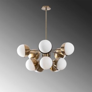 Lustra, Tatum, 584TTM1288, Metal, Aur/Alb - imagine 5