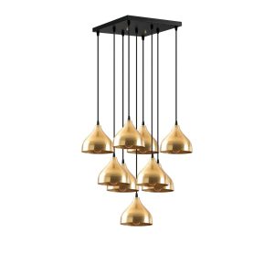 Lustra, Tatum, 584TTM1390, Metal, Auriu - imagine 4