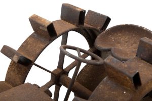 Ceas de masa Tractor-B, Mauro Ferretti, 43x20x23 cm, fier - imagine 3