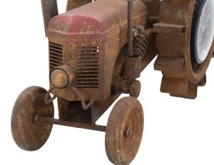 Ceas de masa Tractor-B, Mauro Ferretti, 43x20x23 cm, fier - imagine 6