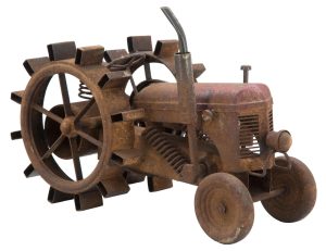 Ceas de masa Tractor-B, Mauro Ferretti, 43x20x23 cm, fier - imagine 9