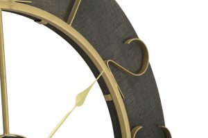 Ceas de perete Dark Glam, Mauro Ferretti, Ø 70 cm, fier, negru/auriu - imagine 3