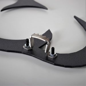 Ceas de perete, Stone XL, Metal, Dimensiune: 70 x 70 cm, Negru - imagine 5