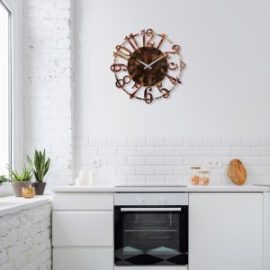 Ceas de perete, Metal Wall Clock 15, Metal, ø48 cm, Multicolor - imagine 3