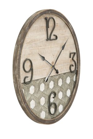 Ceas de perete Denver, Mauro Ferretti, Ø 80 cm, fier - imagine 3