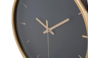 Ceas de perete Elegant, Mauro Ferretti, 34x6x71.5 cm, fier, negru - imagine 3