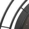 Ceas de perete Fashion, Mauro Ferretti, Ø 70 cm, fier, negru - imagine 3