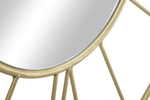 Ceas de perete Glam, Mauro Ferretti, Ø 80 cm, fier, auriu - imagine 5