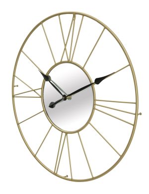 Ceas de perete Glam, Mauro Ferretti, Ø 80 cm, fier, auriu - imagine 8