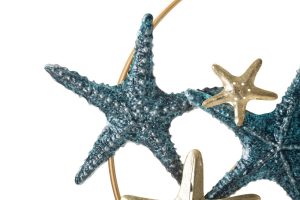 Ceas de perete Sea Star, Mauro Ferretti, 91.4 x 67.3 cm, fier, multicolor - imagine 3