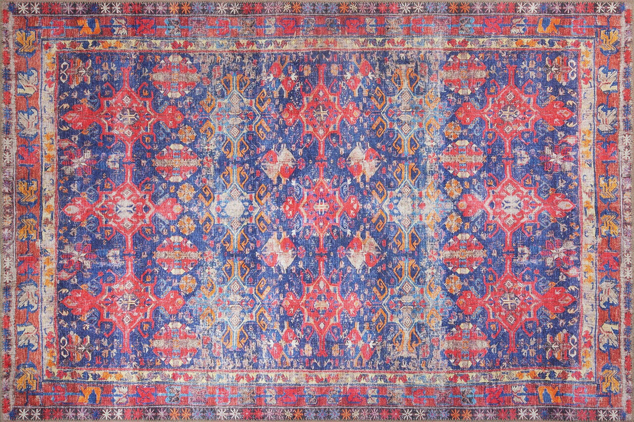 Covor, Blues Chenille AL 340 , 150x230 cm, Poliester , Multicolor 2 l covor blues chenille al 340 150x230 cm poliester multicolor 1.jpg