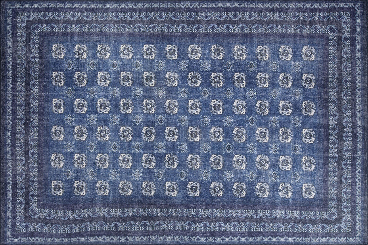 Covor, Dark Blue AL 277 , 150x230 cm, Poliester , Multicolor 2 l covor dark blue al 277 150x230 cm poliester multicolor 1.jpg