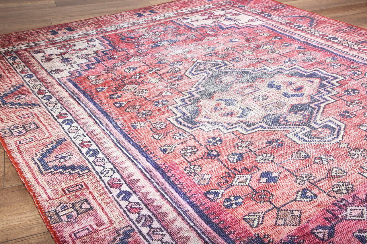 Covor, Red AL 356 , 150x230 cm, Poliester , Multicolor 1 l covor red al 356 150x230 cm poliester multicolor.jpg