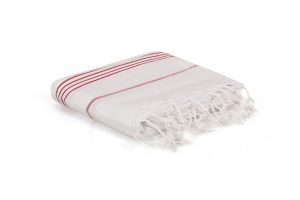 l fouta prosop de plaja dc acasa cizgili bumbac rosu 3.jpg