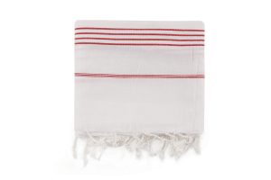 l fouta prosop de plaja dc acasa cizgili bumbac rosu 5.jpg