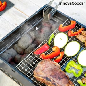 l gratar portabil pliabil pentru utilizare cu carbune bearbq innovagoods 41x28x20 cm 1.jpg