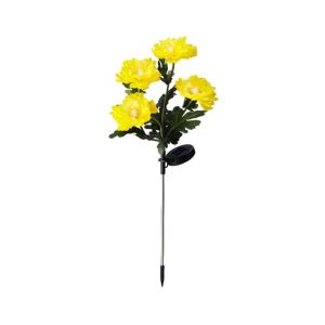 l lampa de gradina flower lumineo 25x20x63 cm 4 led uri galben 1.jpg