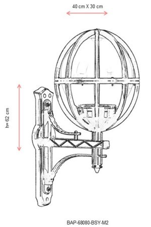 l lampa de perete de exterior avonni bap 68080 bsy m2 corps abs negru 2.jpg