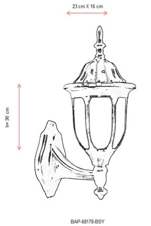 l lampa de perete de exterior avonni bap 68178 bsy corps abs alb negru 2.jpg