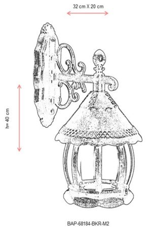 l lampa de perete de exterior avonni bap 68184 bkr m2 corps abs maro 2.jpg