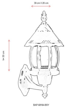 l lampa de perete de exterior avonni bap 68184 bsy corps abs negru 2.jpg