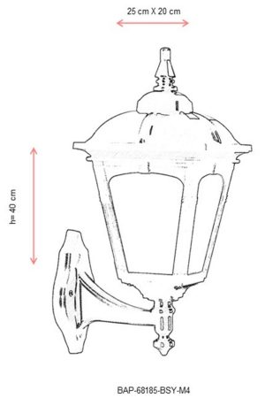 l lampa de perete de exterior avonni bap 68185 bsy m4 corps abs alb negru 2.jpg