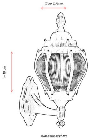 l lampa de perete de exterior avonni bap 68202 bsy m2 corps abs negru 2.jpg