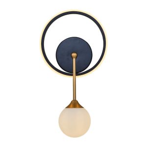 Aplica de perete, Lightric, 414LRC1138, Negru - imagine 3