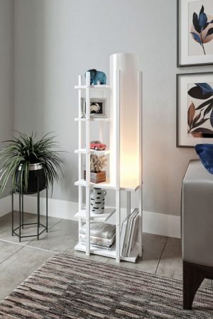 Lampadar, FullHouse, 390FLH2154, PAL, Alb - imagine 2
